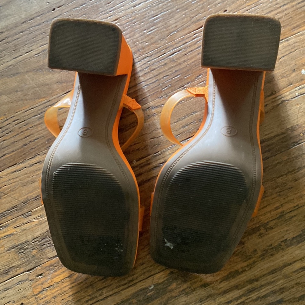 A new day Orange Block Heel - Picture 6 of 7